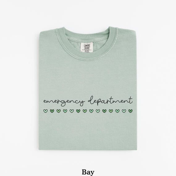 St Patricks Emergency Department Shirt, ER Nurse Shirt, ER Nurse Gift, St Patricks Gift For ER Nurse, Emergency Room, Comfort Colors®