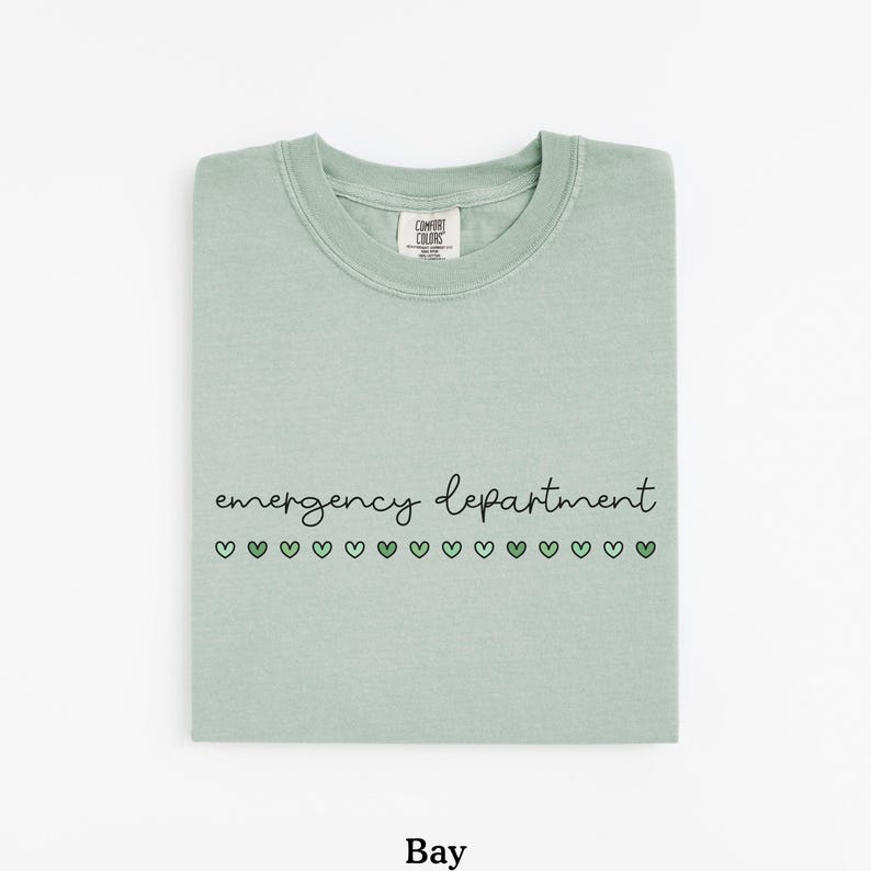 St Patricks Emergency Department Shirt, ER Nurse Shirt, ER Nurse Gift, St Patricks Gift For ER Nurse, Emergency Room, Comfort Colors® image 1