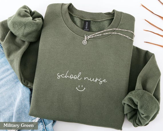 School Nurse Sweatshirt, School Nurse Shirt, School Nurse Gifts, Nurse Sweatshirt, Nurse Appreciation, Back To School, Gift For Nurse