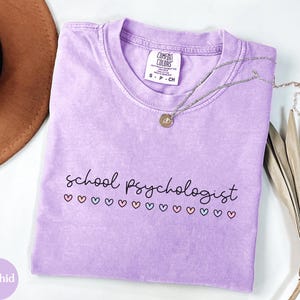 School Psychologist Shirt, Cute School Psych Shirt, School Counselor Shirt, Psychology Gifts, Psychologist Shirt, Comfort Colors®