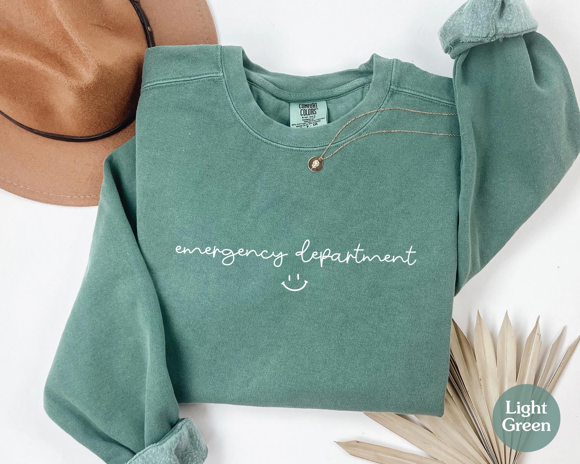 Emergency Department Sweatshirt, ER Nurse Sweatshirt, Gift For ER Nurse, ER Nurse Shirt, Emergency Department Shirt, Comfort Colors®
