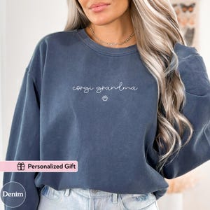 Corgi Grandma Sweatshirt, Dog Grandma Gift, Corgi Gifts, Corgi Mom Sweatshirt, Corgi Grandma Gift, Corgi Sweater, Comfort Colors®