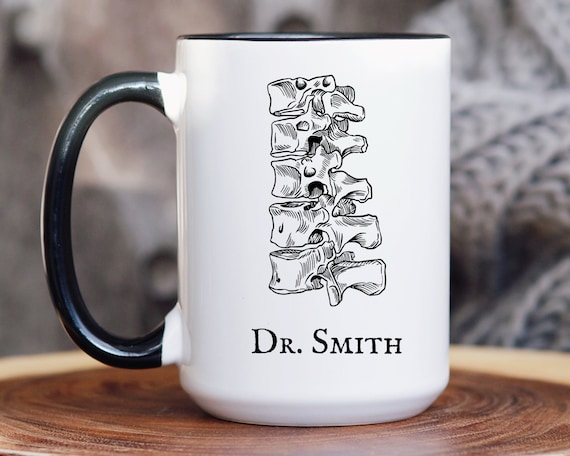 Personalized Chiropractor Mug, Chiropractor Gift, Custom Dr Mug, Doctor Graduation, Chiropractor Appreciation, Custom Chiropractor Gift,