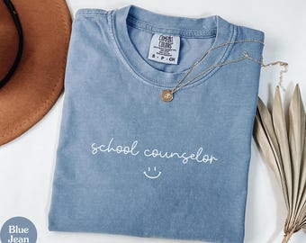 School Counselor Shirt, Counselor Gift, School Psychologist, School Counselor Gift, School Therapist, Guidance Counselor, Comfort Colors®
