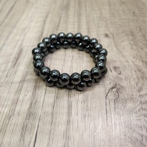 8mm Hematite stretch bracelet