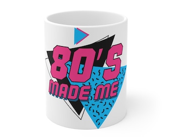 Taza de café retro de los 80: un regalo nostálgico para niños de los 80