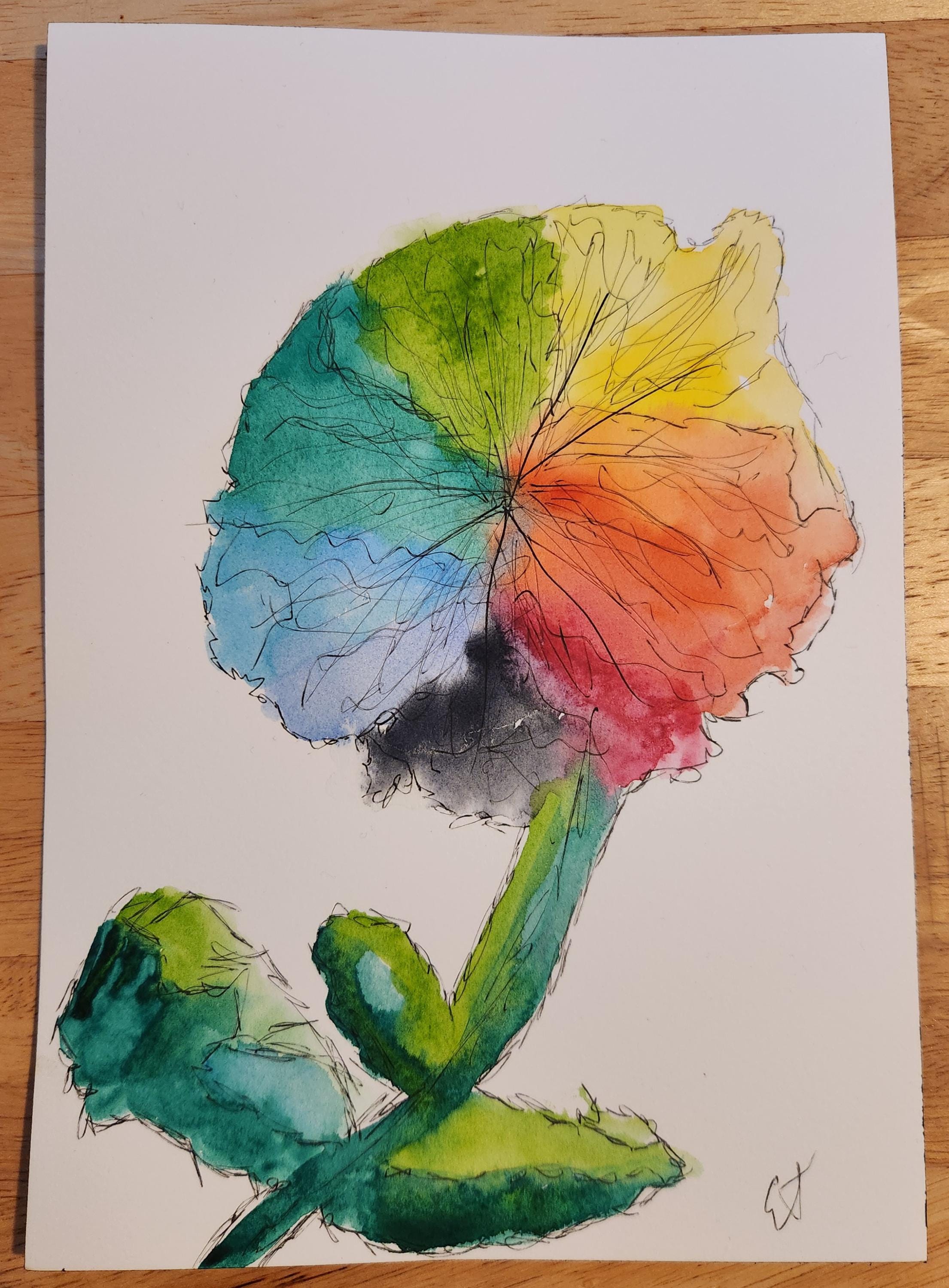 絵画 water color painting 14\