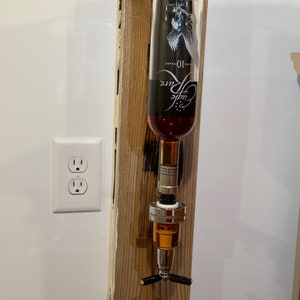 Personalized Whiskey Liquor Drink Dispenser - Perfect for any bar, mancave, garage, etc!
