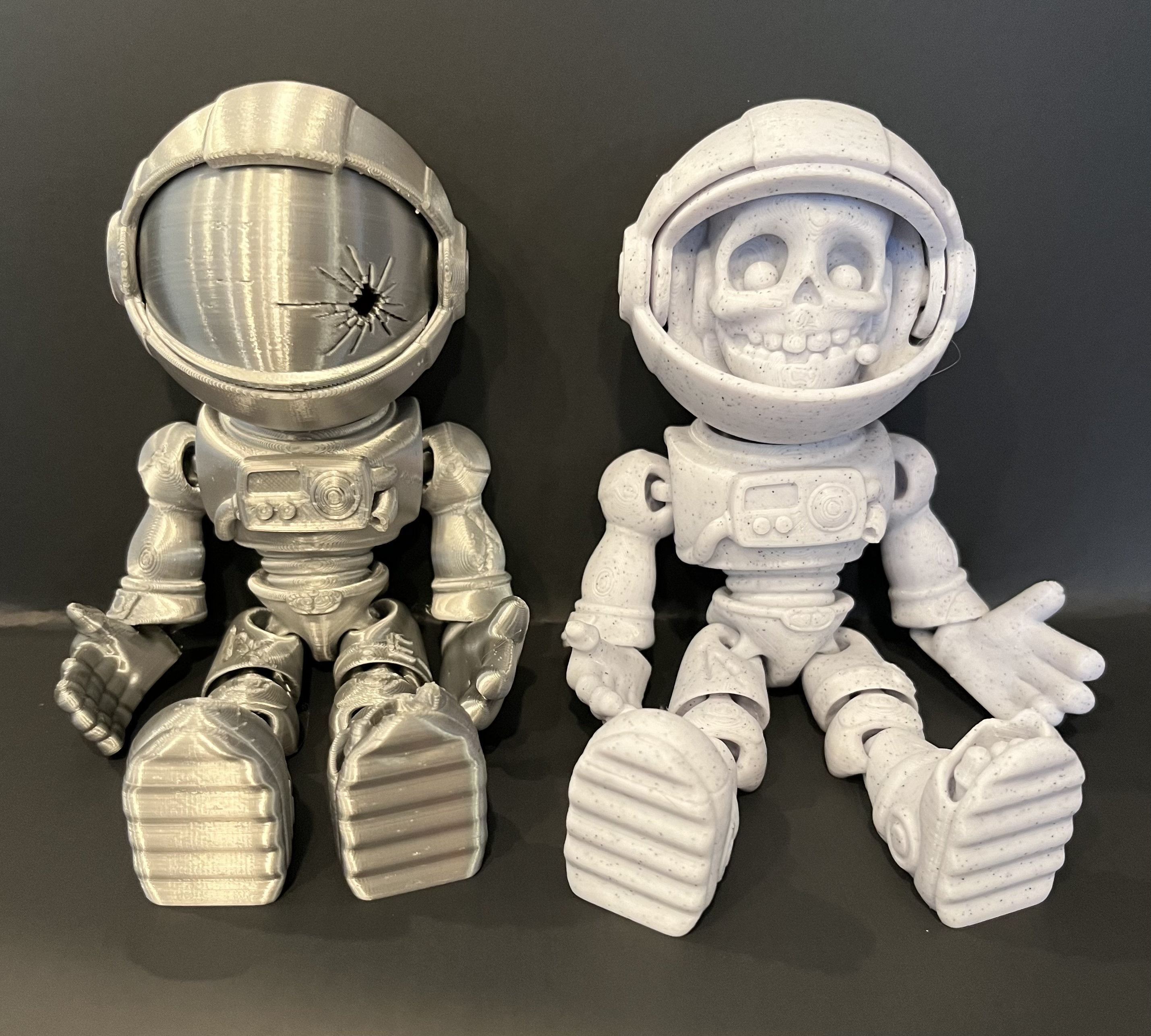 Skeleton Astronaut, Halloween, 3d Print, Fidget Toy - Etsy Ireland