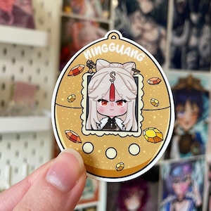 Ningguang Genshin Tamagotchi sticker / Vinyl Sticker