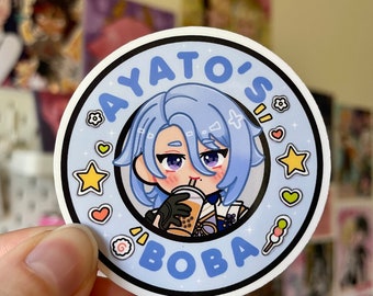 Ayatos Boba Genshin sticker / Vinyl Sticker