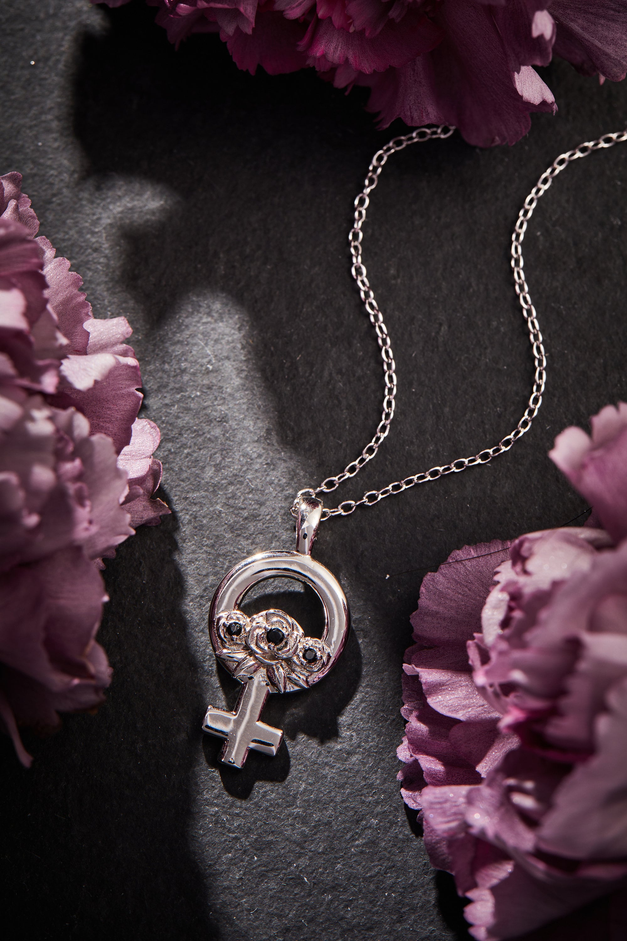 Venus Symbol Necklace, Femininst Necklace, Gender Symbol Necklace