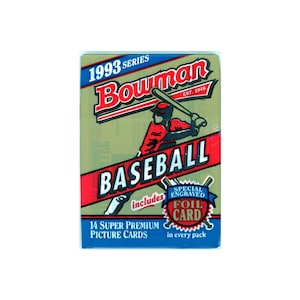 1993 Bowman Baseball Pack - 14 Cards - Sealed - Possible Derek Jeter RC