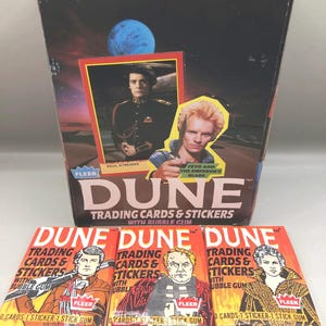 1984 Fleer Dune 未開封トレーディングカードパック | ビンテージ映画記念品 | 未開封コレクターアイテム