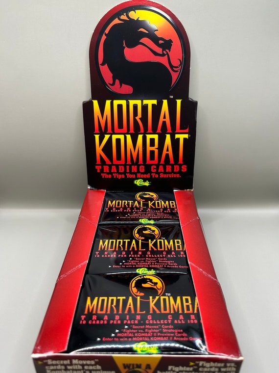 1994 Mortal Kombat Trading Card Pack: Series 1 Unopened Pack - Etsy