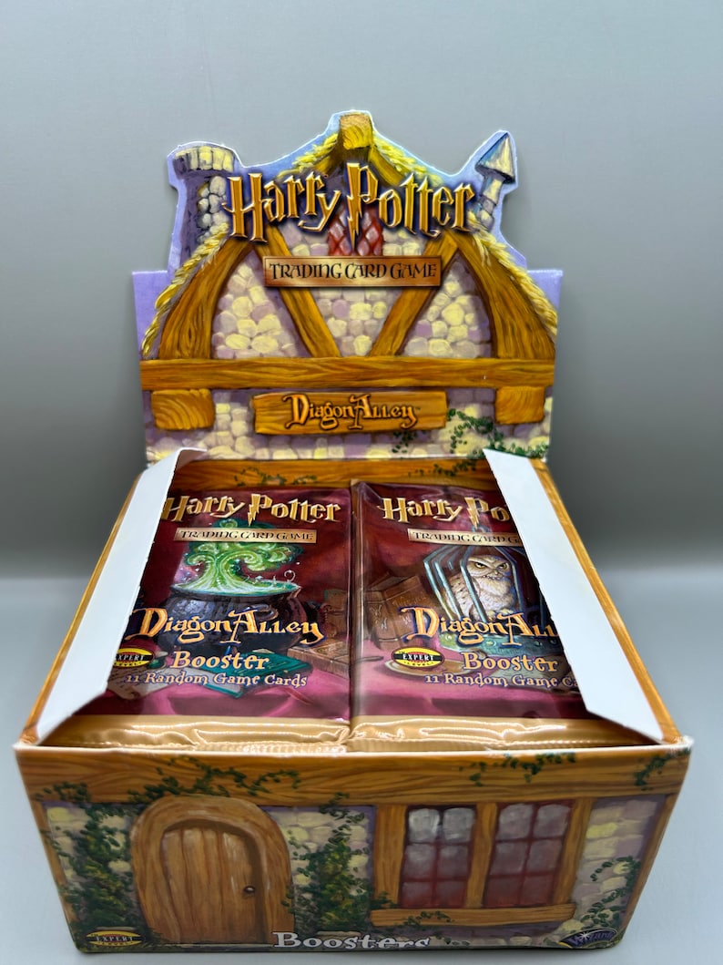 Harry Potter Trading Cards Diagon Alley 1 Booster Pack From Sealed Box