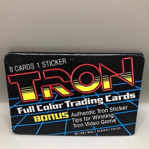 1981 Donruss Tron Movie Wax Pack – Vintage Unopened Trading Cards