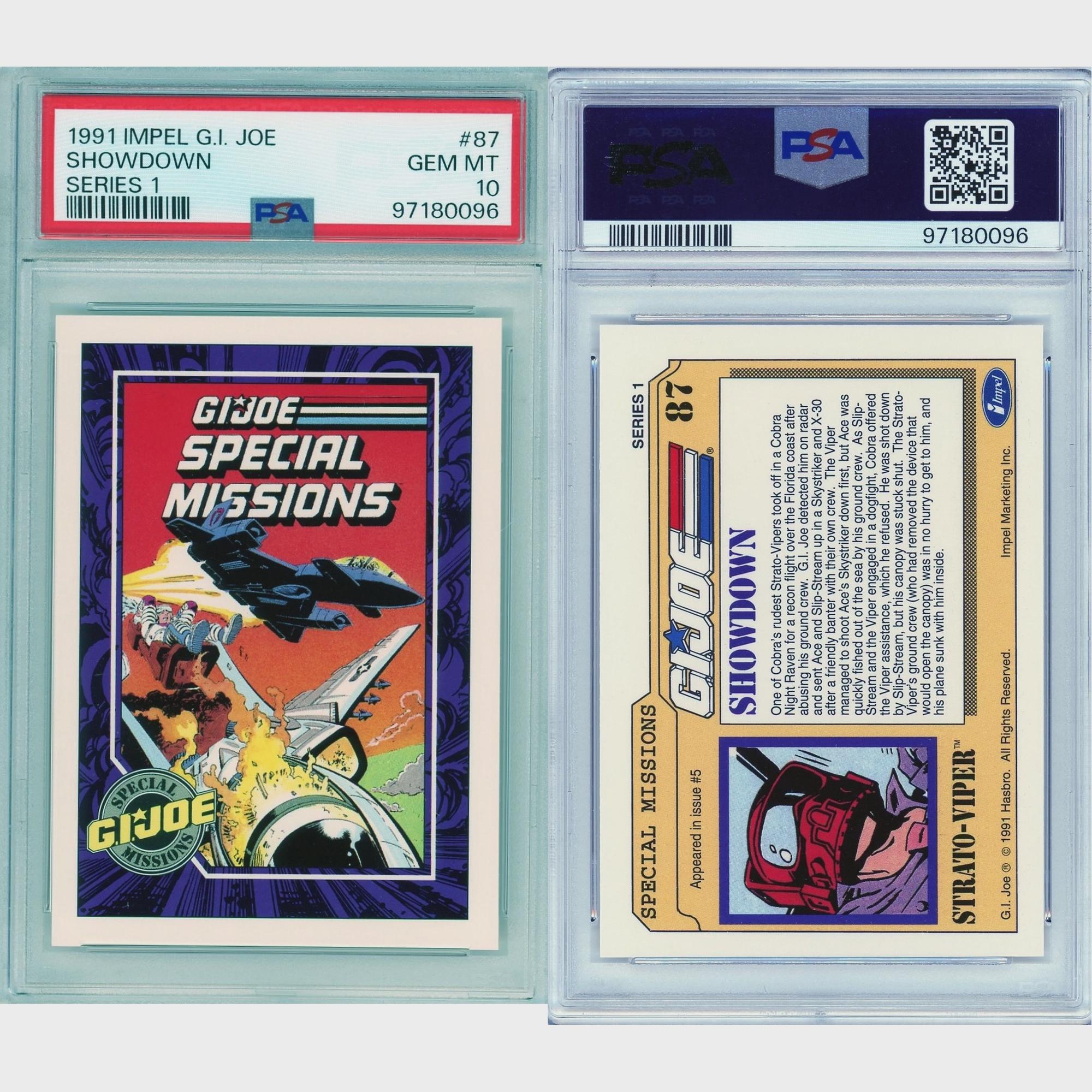 1991年 G.I.ジョー ショーダウン #87 PSA 10 GEM MINT | インペル 