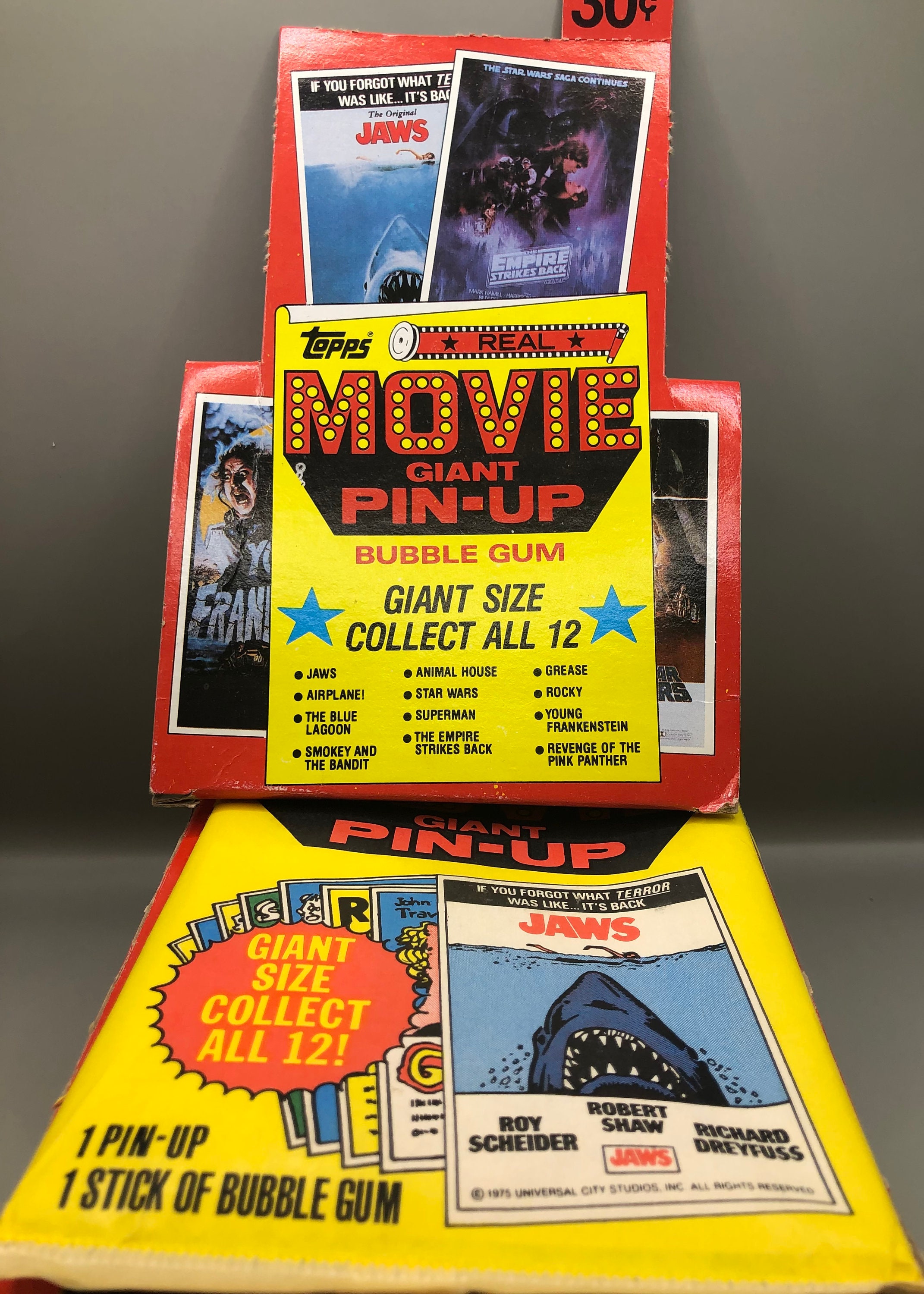 Topps 1981 Real Movie Giant Pin-up (1) Unopened Factory Sealed