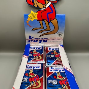1991-1992 Cartes à collectionner Kayo Boxing. (1) paquet non ouvert dans une boîte scellée.