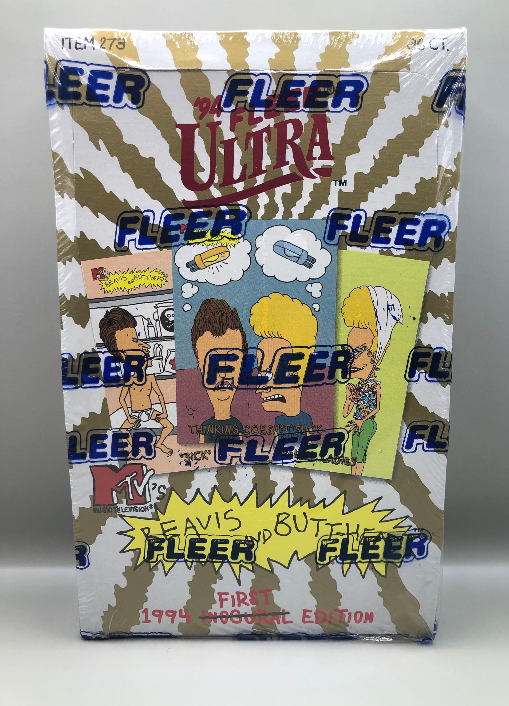 1994 Fleer Beavis and Butt-head Trading Card (1) Unopened Pack