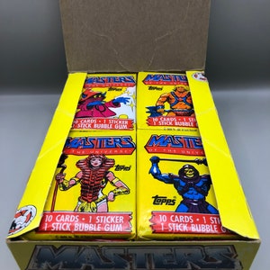 1984 He-Man “Masters Of The Universe” Original Topps Trading Cards. (1) Unopened Wax Pack. Rare