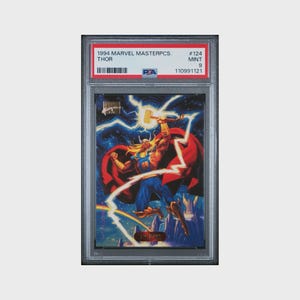1994年 マーベル・マスターピース #124 ソー – PSA9 新品同様 マーベル・トレーディングカード