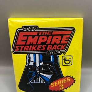 1980 Topps Star Wars Empire Strikes Back 1 Pack | Vintage Trading Cards Sealed | Original Movie Collectible
