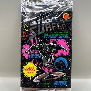 Cartes à collectionner Silver Surfer 1992 Toutes les images Prism by Comics (1) paquet scellé.