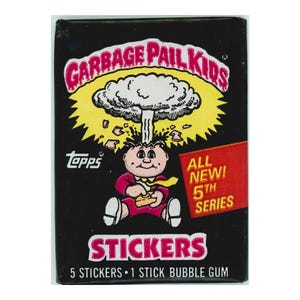 1986 Garbage Pail Kids Series 5  Topps Wax Pack Authentic | Price for 1 Pack