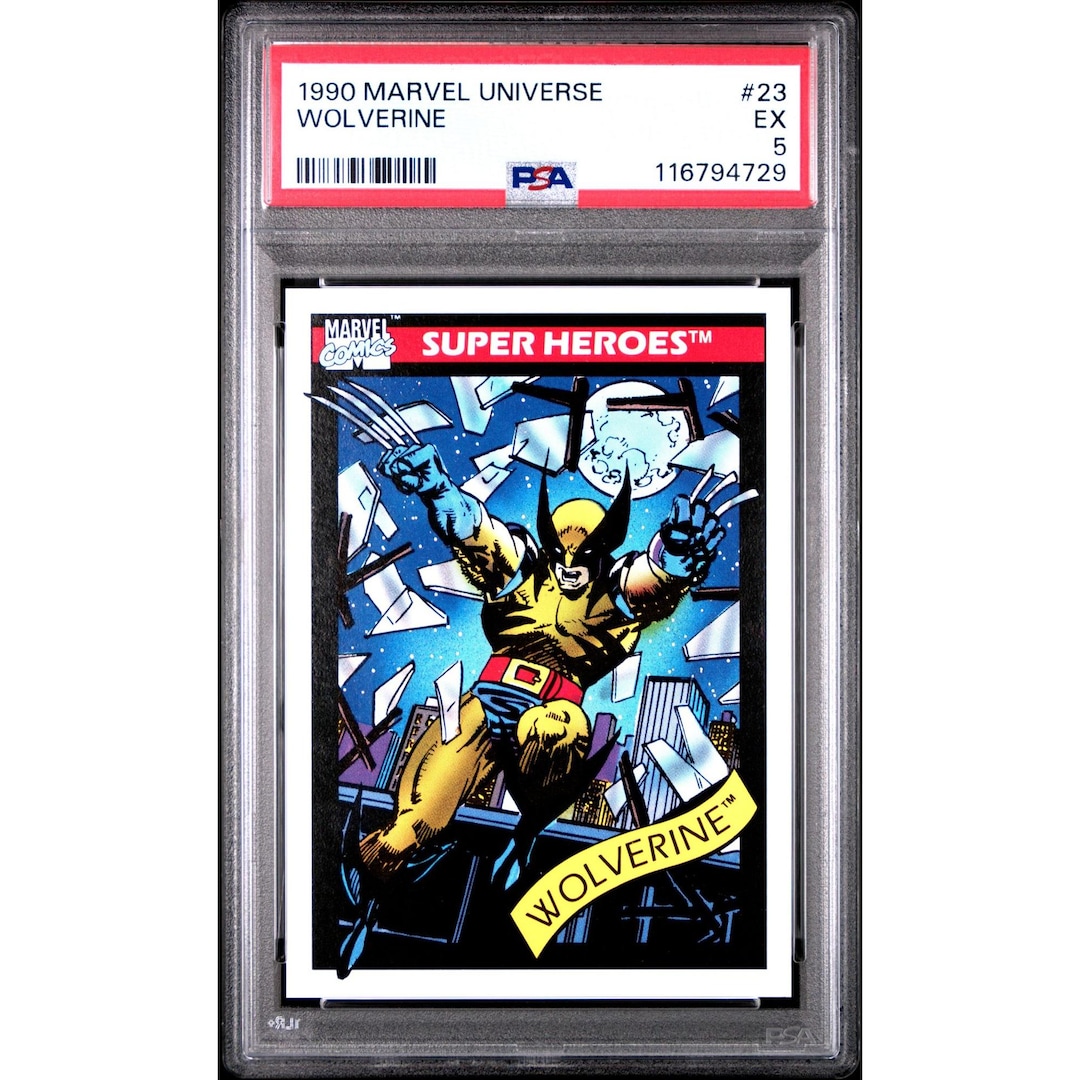 1990 Marvel Universe #23 Wolverine PSA 5 EX – Vintage Marvel