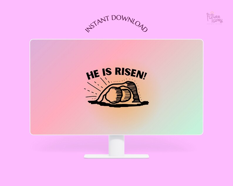 Stone Rolled Away Laptop Wallpaper Easter Empty Tomb - Etsy