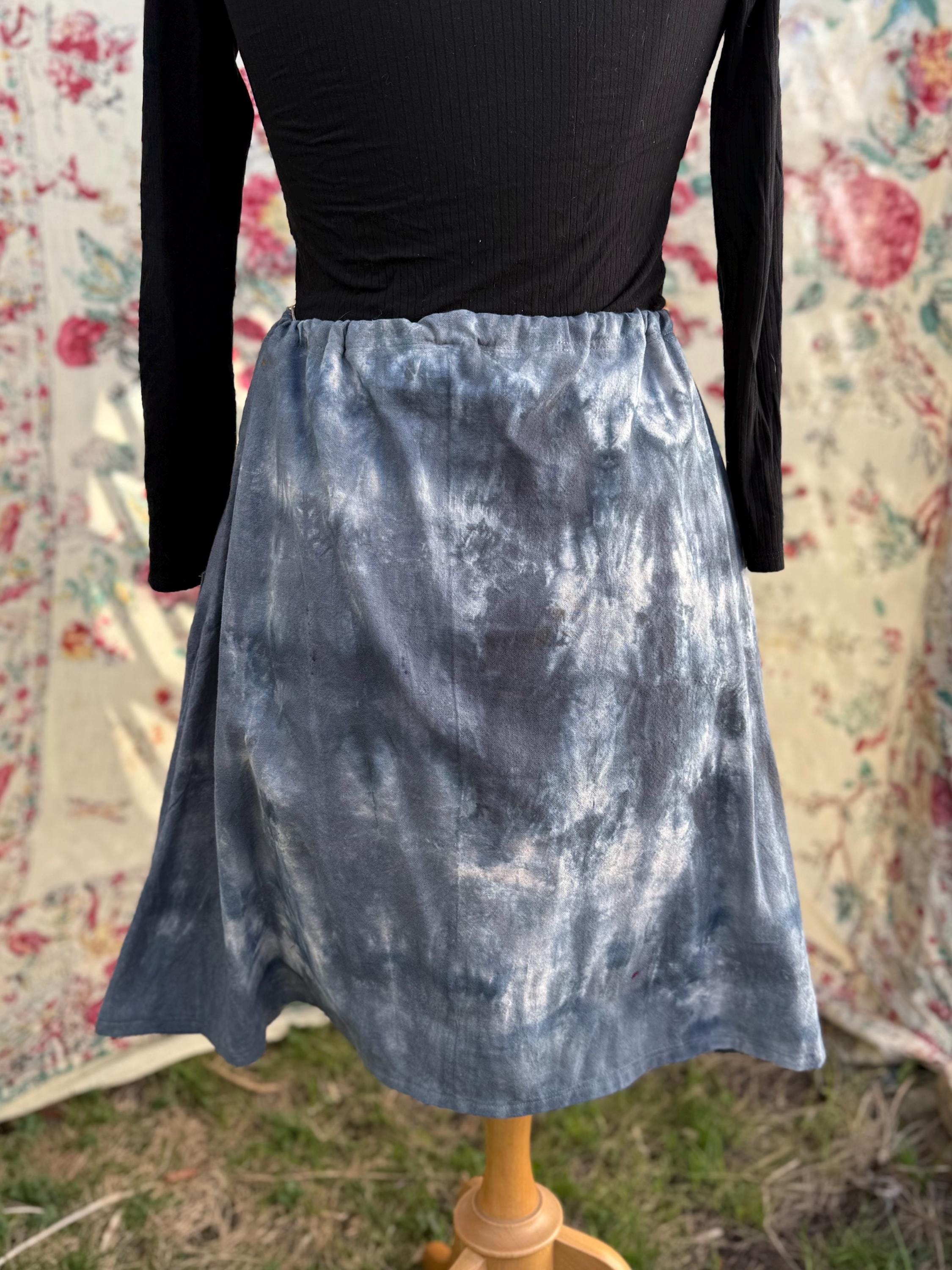 夏用の手染め＆縫製コットンスカート - タイダイ染め - Etsy 日本