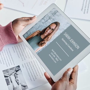 Professional Resume CV Template, LinkedIn Banner, Business Card, Cover Letter, Job Hunting 2022