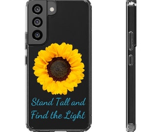 Sunflower Clear Phone Case