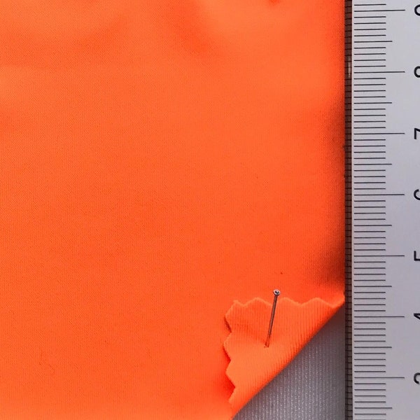 orange nylon spandex swimwear fabric