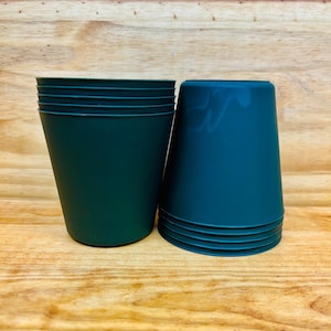 Green Cover Pots 10 Pack - Fits 4” Potted Plants