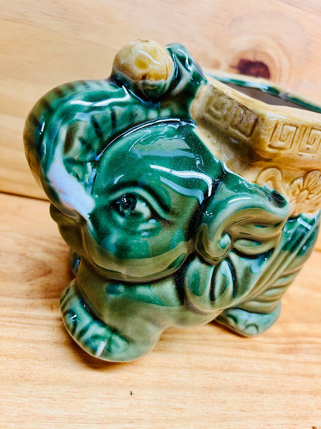 Standing Elephant Vase for Lucky Bamboo Etsy