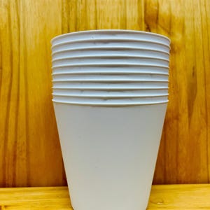 White Cover Pots 10 Pack - Fits 4” Potted Plants