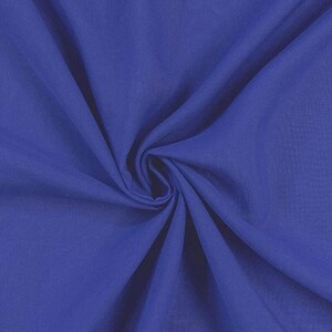 58/60" Wide 100% Polyester Soft Light Weight, Sheer, See Through Chiffon Fabric Sold By The Yard. Royal Blue