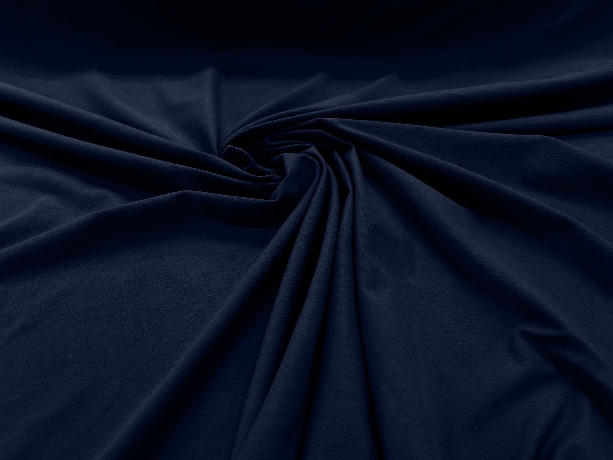 Solid Stretch (9 oz) Denim Fabric - Black Cotton Polyester Spandex Twill  54/55 By The Yard