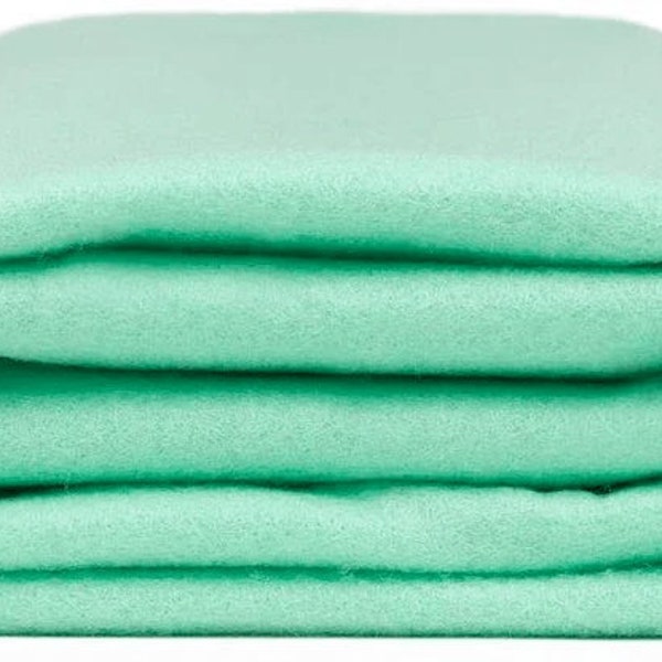 Mint Acrylic Craft Felt Fabric by The Yard 72" Wide