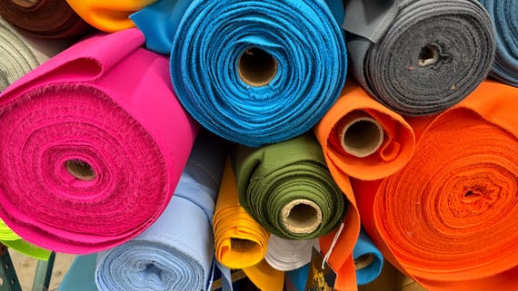 Neoprene Scuba Super Techno Fabric, 2mm Thick, Solid Colors, Sold by The Yard. Royal Blue