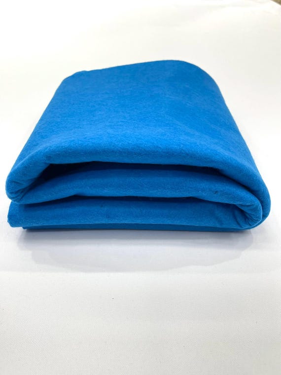 Turquoise Acrylic Craft Felt Fabric by The Yard 72" Wide.