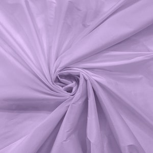 Lilac 100% Polyester Imitation Silk Taffeta Fabric 55&quot; Wide/Costume/Dress/Cosplay/Wedding.