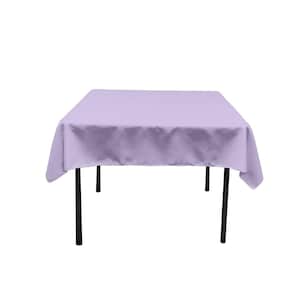 Lavender Square Polyester Poplin Table Overlay - Diamond. Choose Size Below