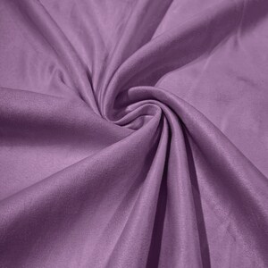 Lavender Faux Suede Polyester Fabric | Microsuede | 58&quot; Wide | Upholstery Weight, Tablecloth, Bags, Pouches, Cosplay, Costume|