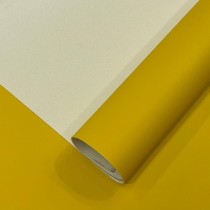 Yellow Marine Vinyl Fabric Sold by The Yard/Vinyl Fabric Faux Leather Pleather Upholstery 54&quot; Wide
