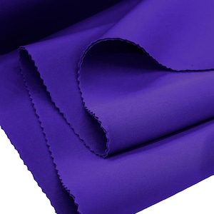 Neoprene Scuba Super Techno Fabric, 2mm Thick, Solid Colors, Sold by The Yard. Purple