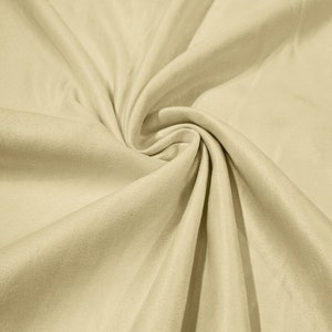 Butter Faux Suede Polyester Fabric | Microsuede | 58&quot; Wide | Upholstery Weight, Tablecloth, Bags, Pouches, Cosplay, Costume|